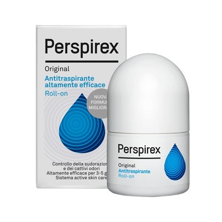 Perspirex Original deodorante roll on antitraspirante per cattivi odori 20 ml Perspirex Original deodorante roll on antitraspirante per cattivi odori 20 ml