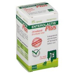 Enterolactis Plus 15 capsule - Integratore di fermenti lattici vivi