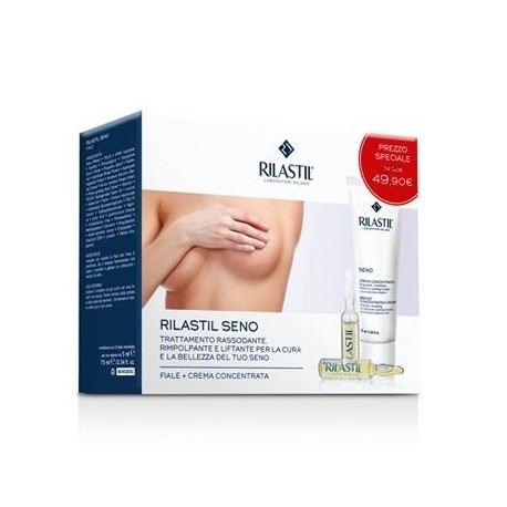 Rilastil Seno Trattamento Rassodante Completo - Crema Rimodellante + Fiale Seno Offerta Speciale Rilastil Seno Trattamento Rassodante Completo - Crema Rimodellante + Fiale Seno Offerta Speciale