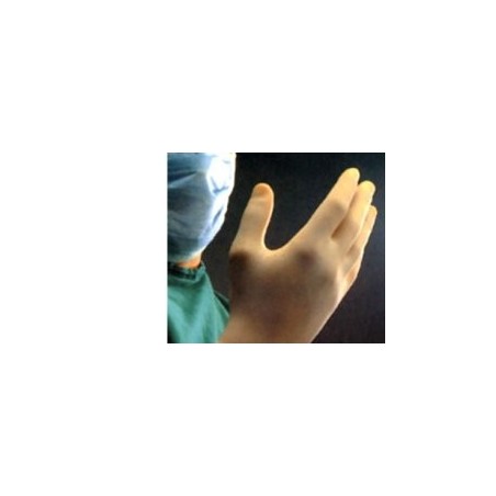 Guanti chirurgici sterili in lattice resistenti sagomati taglia 8,5 1 paio Guanti chirurgici sterili in lattice resistenti sagomati taglia 8,5 1 paio