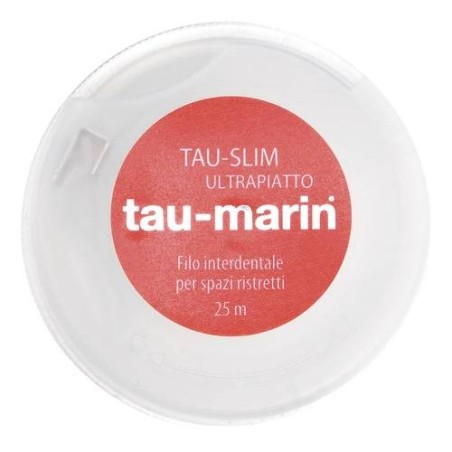 Tau-Marin Tau Slim filo interdentale sottile alla menta per spazi stretti 25 m Tau-Marin Tau Slim filo interdentale sottile alla menta per spazi stretti 25 m