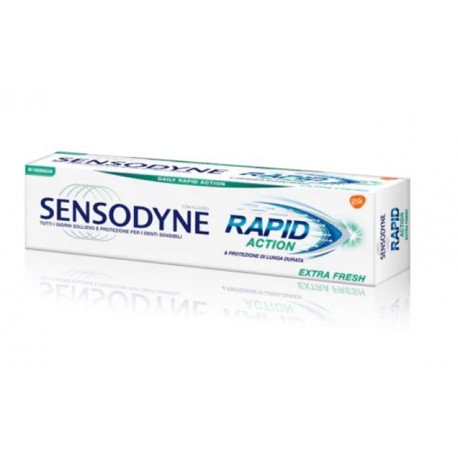 Sensodyne Rapid Action Extra Fresh dentifricio lenitivo denti sensibili 75 ml