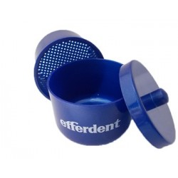 Efferdent vaschetta per la pulizia di dentiere, apparecchi e ponti mobili