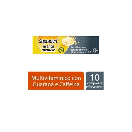 Supradyn Ricarica Mentale-Integratore per concentrazione e mente stanca