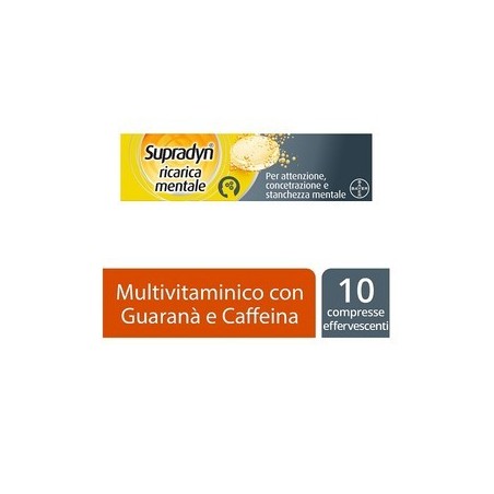 Supradyn Ricarica Mentale-Integratore per concentrazione e mente stanca Supradyn Ricarica Mentale-Integratore per concentrazione e mente stanca