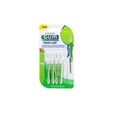 Gum Trav-Ler 1,1 scovolino interdentale professionale antibatterico 6 pezzi Gum Trav-Ler 1,1 scovolino interdentale professionale antibatterico 6 pezzi