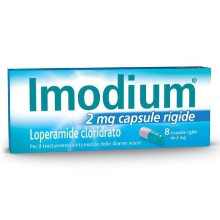 Imodium 8 capsule 2mg - Farmaco antidiarroico Imodium 8 capsule 2mg - Farmaco antidiarroico