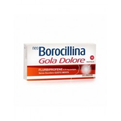 Neoborocillina Gola Dolore 16 pastiglie menta senza zucchero