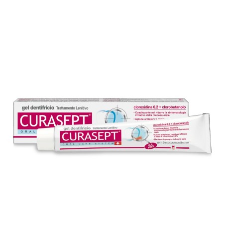 Curasept ADS gel dentifricio lenitivo clorexidina 0.20 75 ml Curasept ADS gel dentifricio lenitivo clorexidina 0.20 75 ml