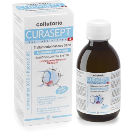 Curasept ADS trattamento placca e carie clorexidina 0.05 200 ml Curasept ADS trattamento placca e carie clorexidina 0.05 200 ml