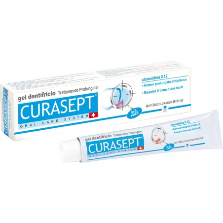 Curasept ADS trattamento prolungato dentifricio 0.12 75 ml Curasept ADS trattamento prolungato dentifricio 0.12 75 ml