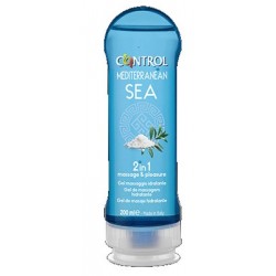 Control Mediterranean Sea Gel massaggio lubrificante 2 in 1 dal profumo fresco 200 ml