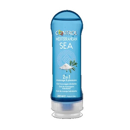 Control Mediterranean Sea Gel massaggio lubrificante 2 in 1 dal profumo fresco 200 ml Control Mediterranean Sea Gel massaggio lubrificante 2 in 1 dal profumo fresco 200 ml