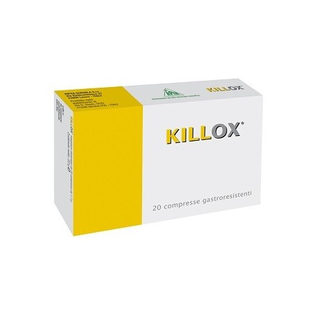 Killox integratore antiossidante alla curcuma 20 compresse gastroresistenti Killox integratore antiossidante alla curcuma 20 compresse gastroresistenti