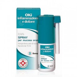 Oki Infiammazione E Dolore 0,16% spray orale analgesico 15 ml