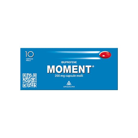 Moment 200 mg 10 capsule molli