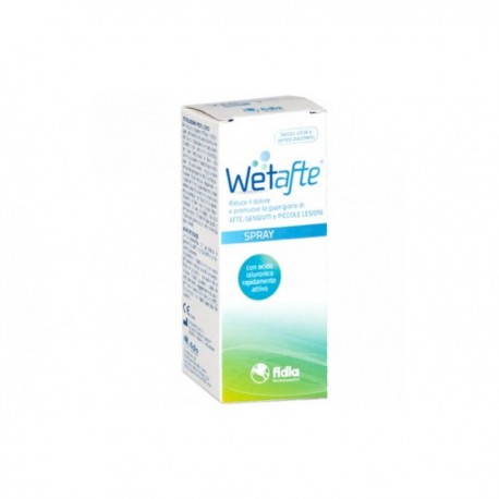 Wetafte spray con acido ialuronico cicatrizzante per afte 30 ml