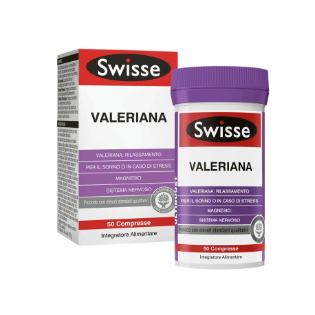 Swisse Valeriana - Integratore per il sonno e il rilassamento 50 compresse