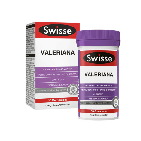Swisse Valeriana - Integratore per il sonno e il rilassamento 50 compresse Swisse Valeriana - Integratore per il sonno e il rilassamento 50 compresse