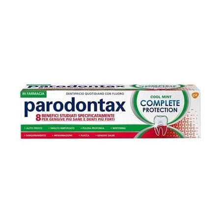 Parodontax Complete Protection Cool Mint dentifricio gengive sane e forti 75 ml Parodontax Complete Protection Cool Mint dentifricio gengive sane e forti 75 ml