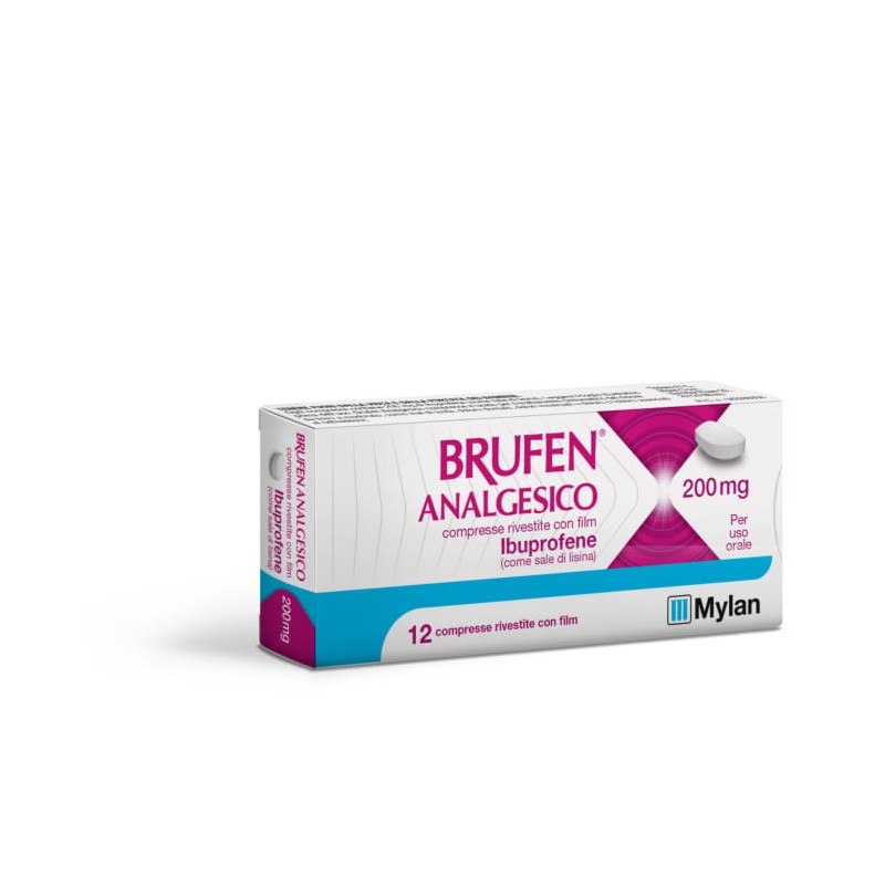 Brufen analgesico 200 mg 12 compresse rivestite