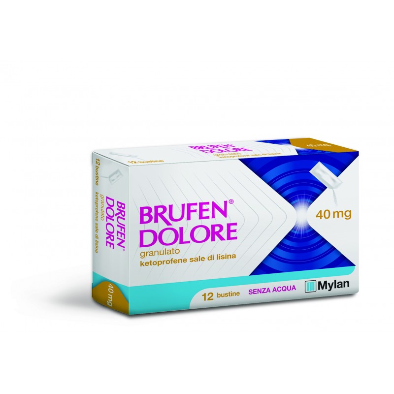 Brufen Dolore 40 mg granulato orale 12 bustine Brufen Dolore 40 mg granulato orale 12 bustine