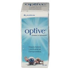 Optive Soluzione Oftalmica 10 ml - Collirio Lubrificante per Occhio Secco