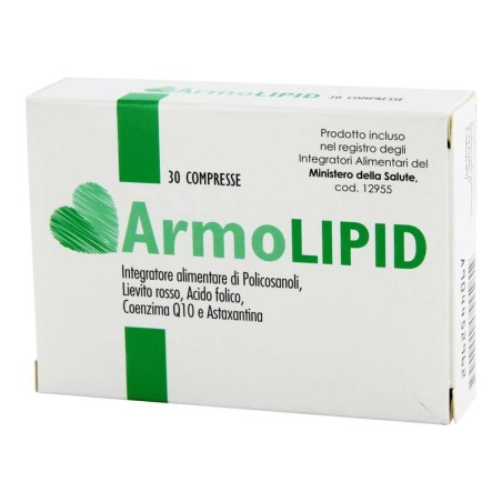 Armolipid integratore di riso rosso per colesterolo 30 compresse Armolipid integratore di riso rosso per colesterolo 30 compresse