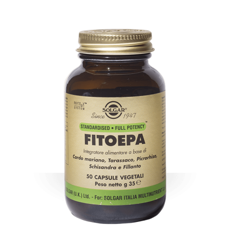 Solgar Fitoepa - Integratore per la funzionalità epatica 50 capsule vegetali