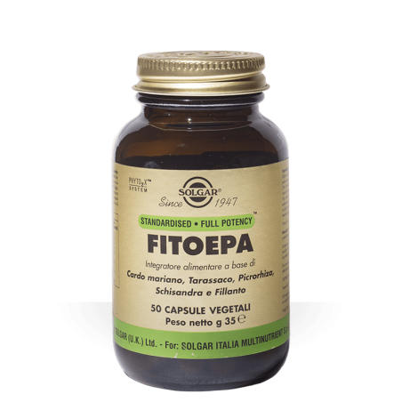 Solgar Fitoepa - Integratore per la funzionalità epatica 50 capsule vegetali Solgar Fitoepa - Integratore per la funzionalità epatica 50 capsule vegetali