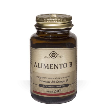 Solgar Alimento B - Integratore di vitamine del gruppo B 50 capsule Solgar Alimento B - Integratore di vitamine del gruppo B 50 capsule
