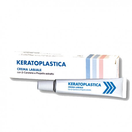 Keratoplastica crema labiale rigenerante per labbra secche screpolate 10 g