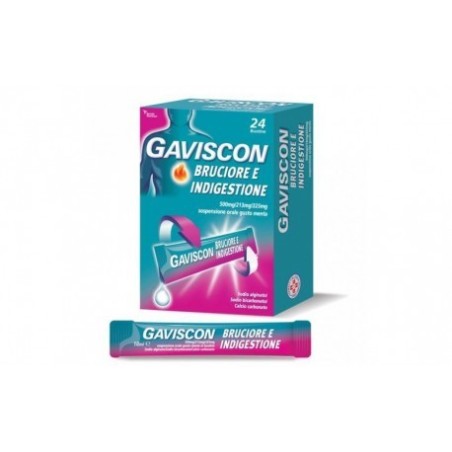 Gaviscon Bruciore e Indigestione 24 bustine Gaviscon Bruciore e Indigestione 24 bustine