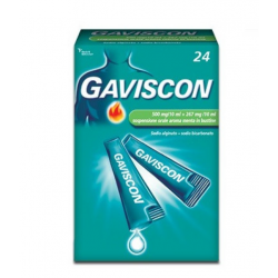 Gaviscon 500+267 mg/10 ml 24 bustine