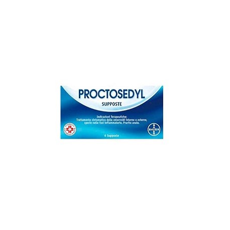 Proctosedyl 6 supposte per il trattamento delle emorroidi