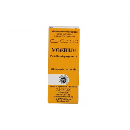 Sanum Notakehl D4 20 capsule omeopatiche