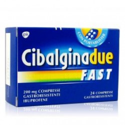 Cibalgina Due Fast 200 mg 24 compresse