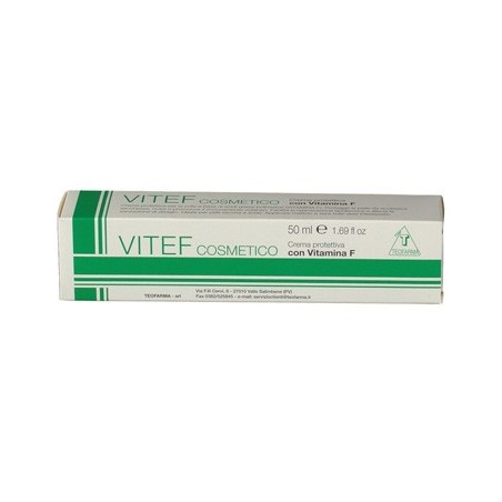 Vitef Cosmetico Crema protettiva per la cute pelle secca e arida 50 ml Vitef Cosmetico Crema protettiva per la cute pelle secca e arida 50 ml