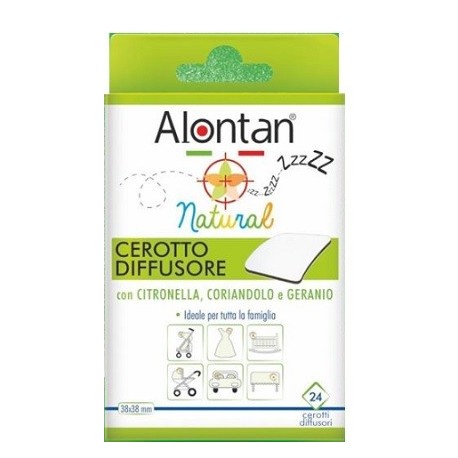 Alontan Natural Cerotto diffusore antizanzare 21 pezzi