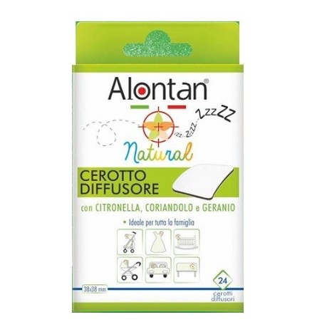 Alontan Natural Cerotto diffusore antizanzare 21 pezzi Alontan Natural Cerotto diffusore antizanzare 21 pezzi
