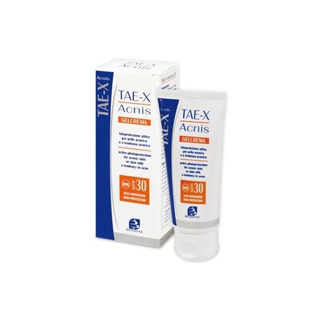 Tae X Acnis Gelcrema SPF 30 fotoprotettore per pelle acneica 60 ml