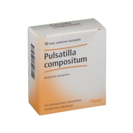 Heel Pulsatilla Compositum medicinale omeopatico 10 fiale da 2,2 ml Heel Pulsatilla Compositum medicinale omeopatico 10 fiale da 2,2 ml