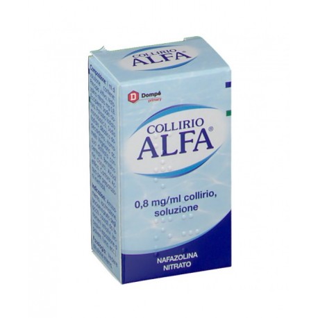Collirio Alfa 0,8 mg / ml Gocce 10 ml