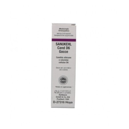 Sanukehl Cand D6 gocce omeopatiche 10 ml Sanukehl Cand D6 gocce omeopatiche 10 ml
