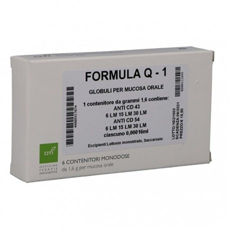 OTI Formula Q-1 composto omeopatico 6 fiale idroalcoliche 2 ml
