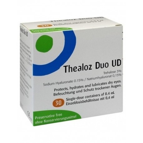 Thealoz Duo collirio lubrificante 30 monodose 0,4 ml senza conservanti