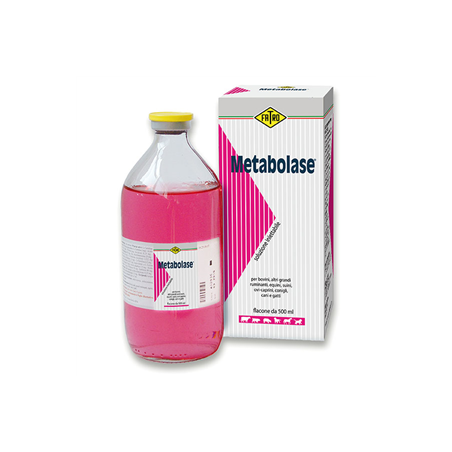 Metabolase soluzione iniettabile veterinaria 1 flacone 500 ml Metabolase soluzione iniettabile veterinaria 1 flacone 500 ml