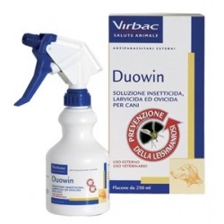 Duowin soluzione insetticida per animali uso topico spray 250 ml