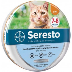 Seresto collare antiparassitario per gatti 12,5 g 38 cm
