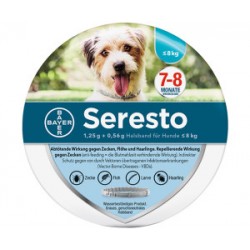 Seresto 1,25 g collare antiparassitario 37 cm per cani 1-8 kg